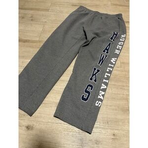 Jansport Roger Williams University Hawks Sweatpants Gray Sz‎ L Vtg Rhode Island